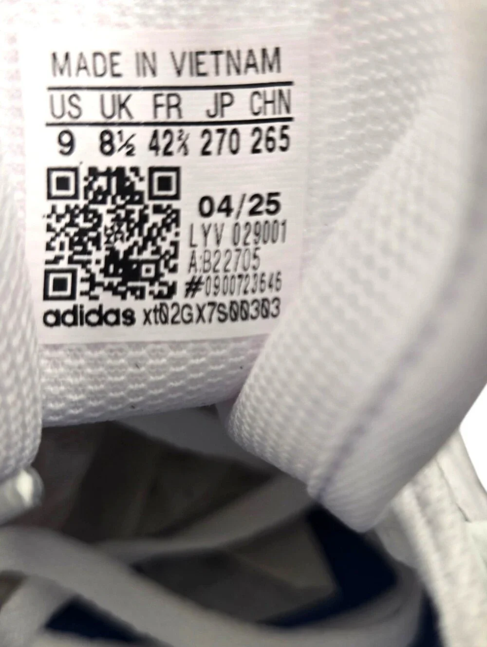 Size 9 Mens 10 Womens - adidas 3MC Vulc Cloud White NIB